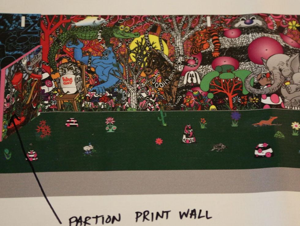 Trenton Doyle Hancock Hermann Park train art in the park