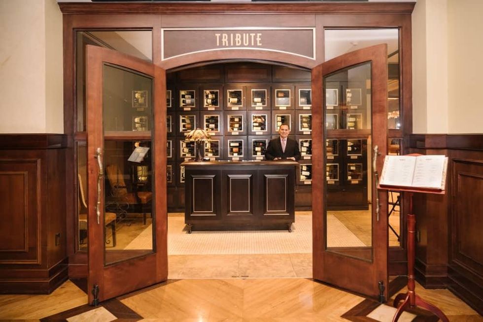 Tribute entrance at The Houstonian