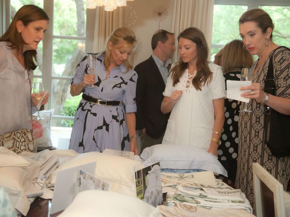 Tribute Goods party, Brooks Franklin, Diana Dobson, Cassie Hart, Terry Quinn