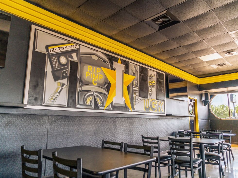 Trill Burgers restaurant interior