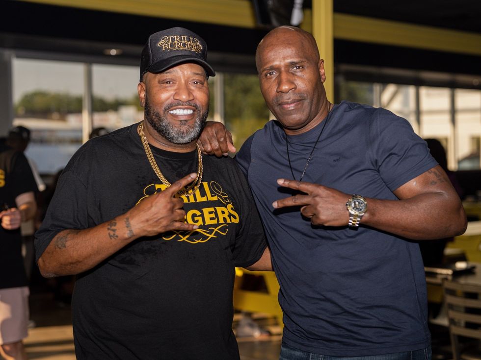 Trill Burgers sneak peek party