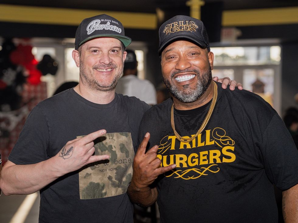 Trill Burgers sneak peek party