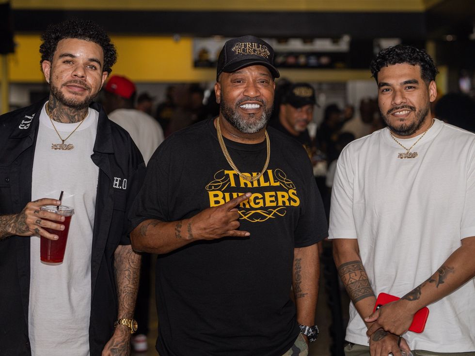 Trill Burgers sneak peek party