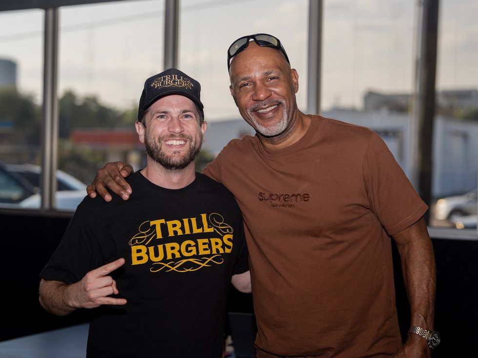 Trill Burgers sneak peek party