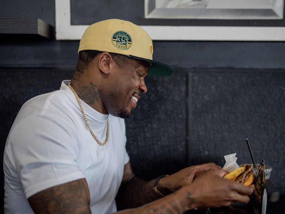 Trill Burgers sneak peek party