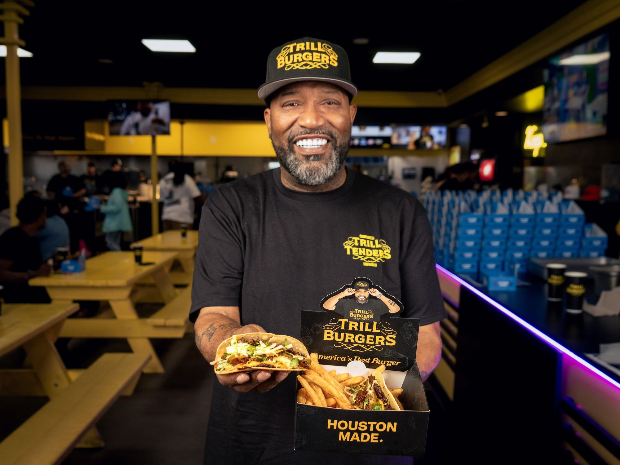 Trill Burgers tacos Bun B