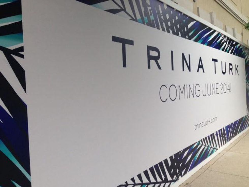 Trina Turk Signage Market Street The Woodlands