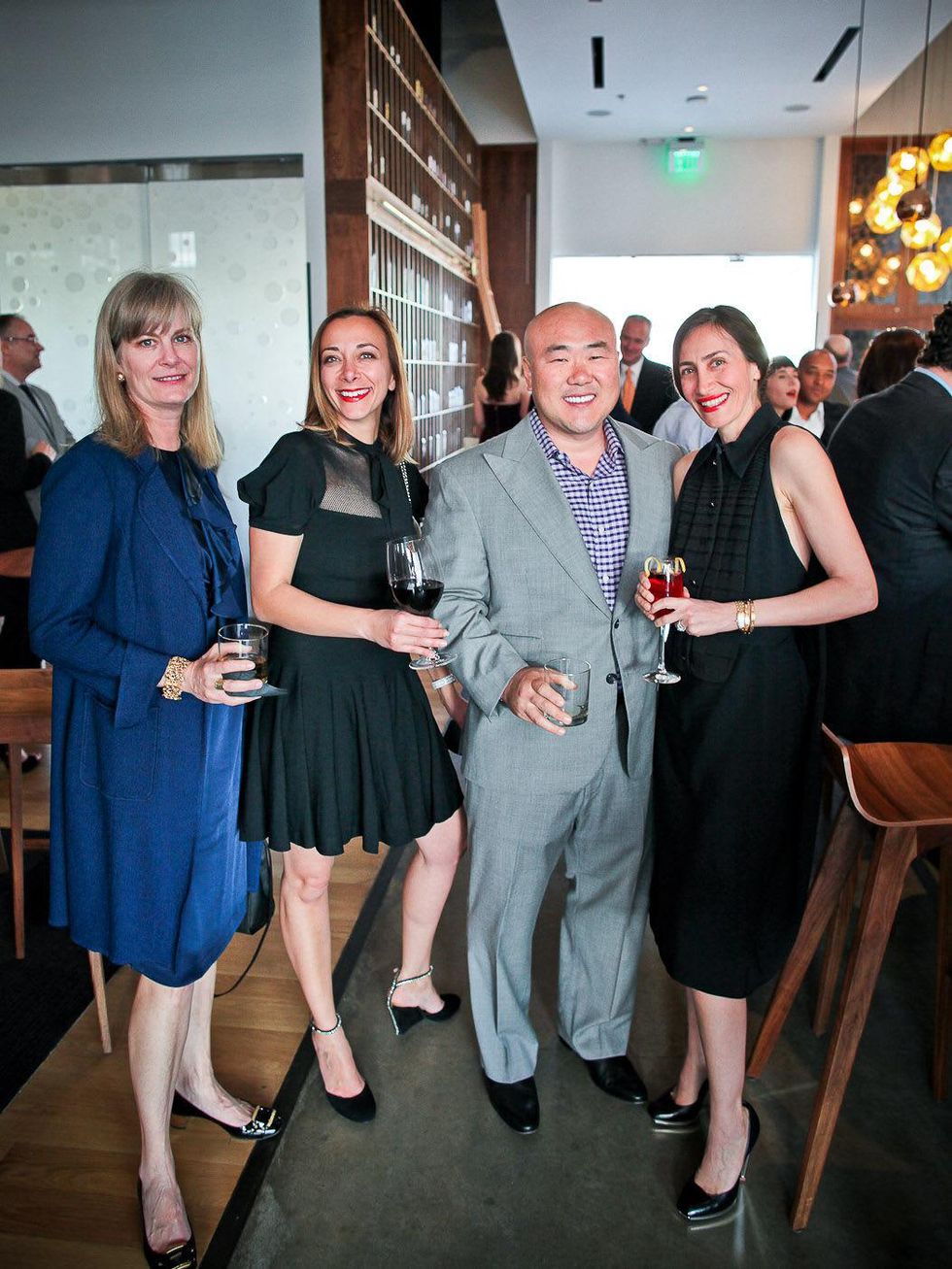 Triniti Mercury spring dinner, April 2013, Kelly Williamson, Ayca Stiffel, Chong Yi, Faranak Y