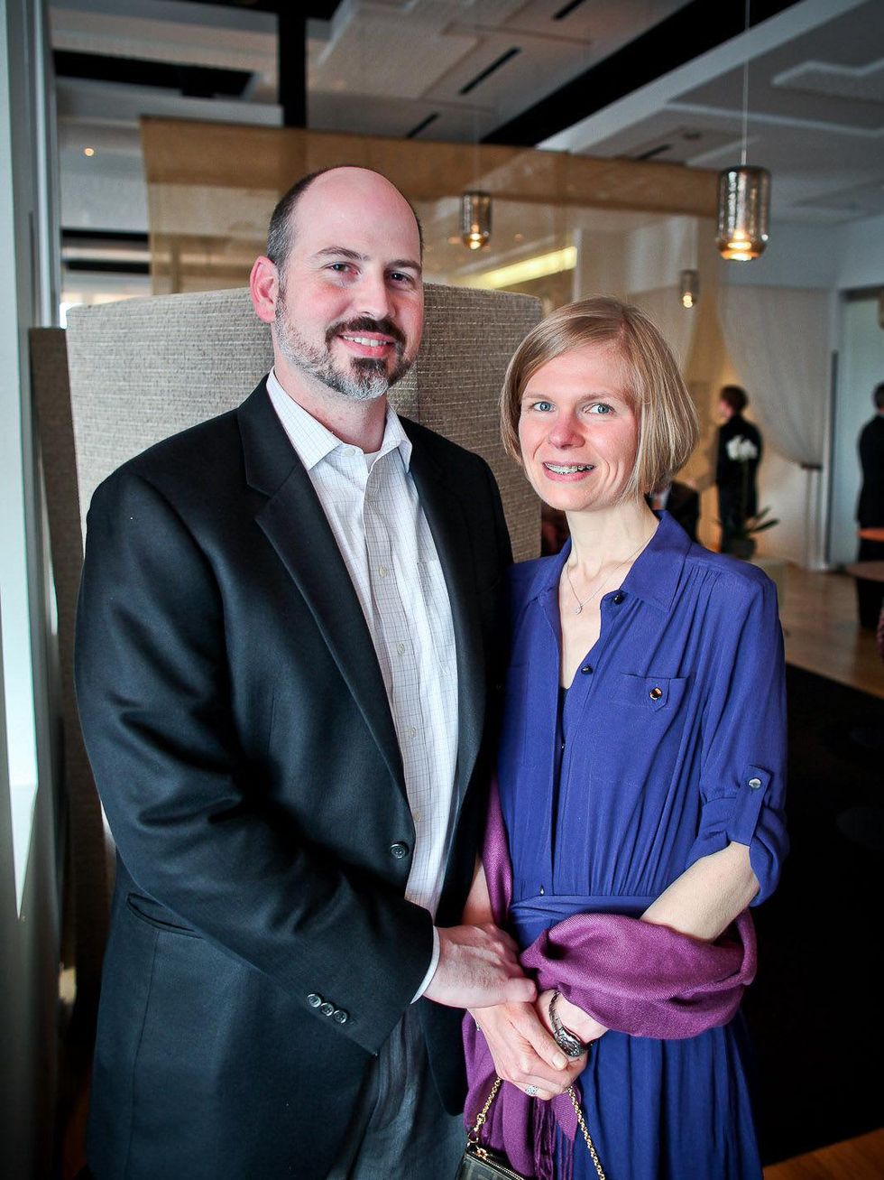 Triniti Mercury spring dinner, April 2013, Mark Basford, Amanda Basford