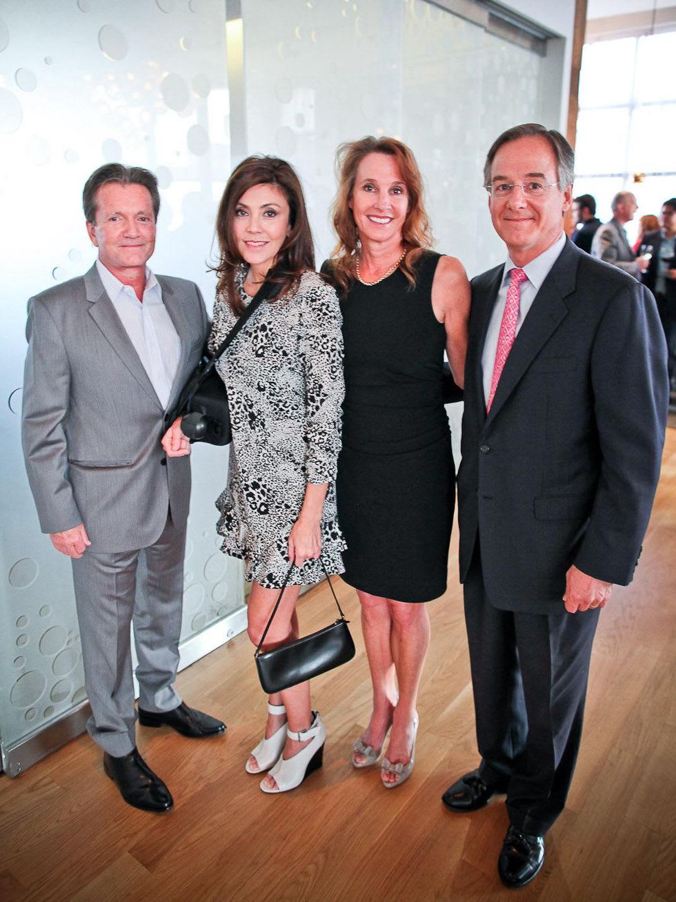 Triniti Mercury spring dinner, April 2013, Mike Kutsch, Tammy Coselli, Kristi Cancelmo and Denney Cancelmo