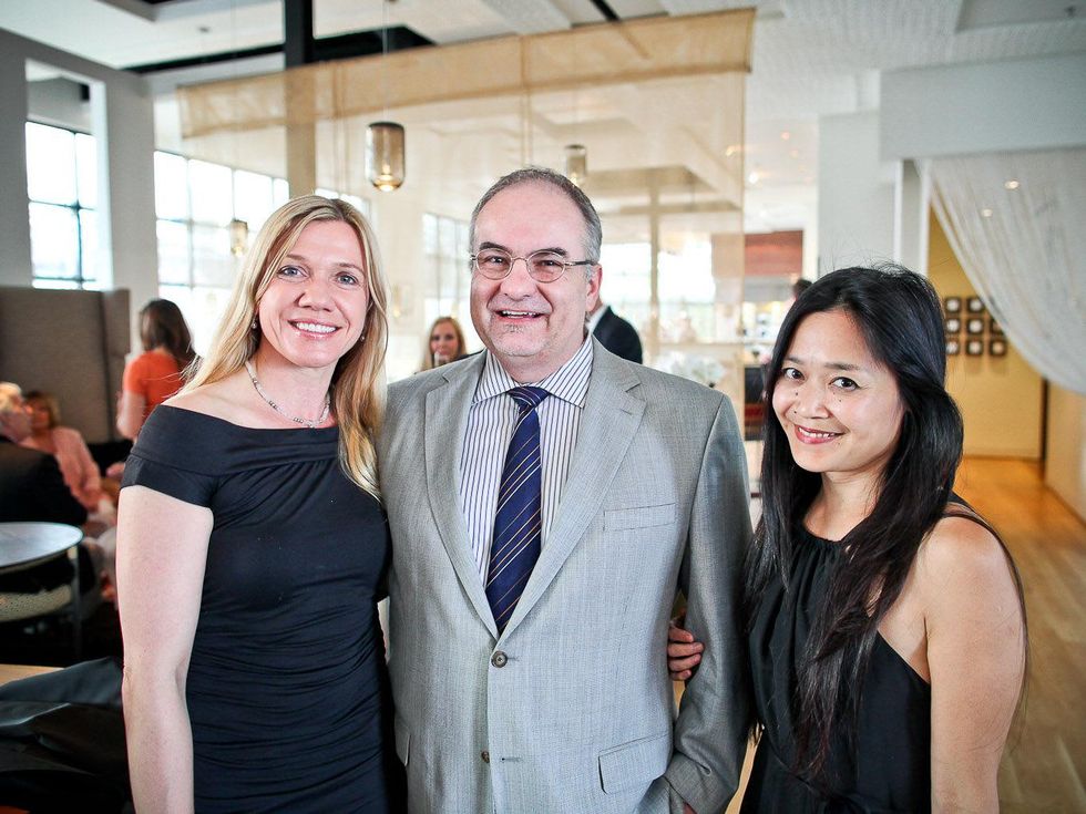 Triniti Mercury spring dinner, April 2013, Sonja Bruzauskas, Gil Cote, Maria Lin