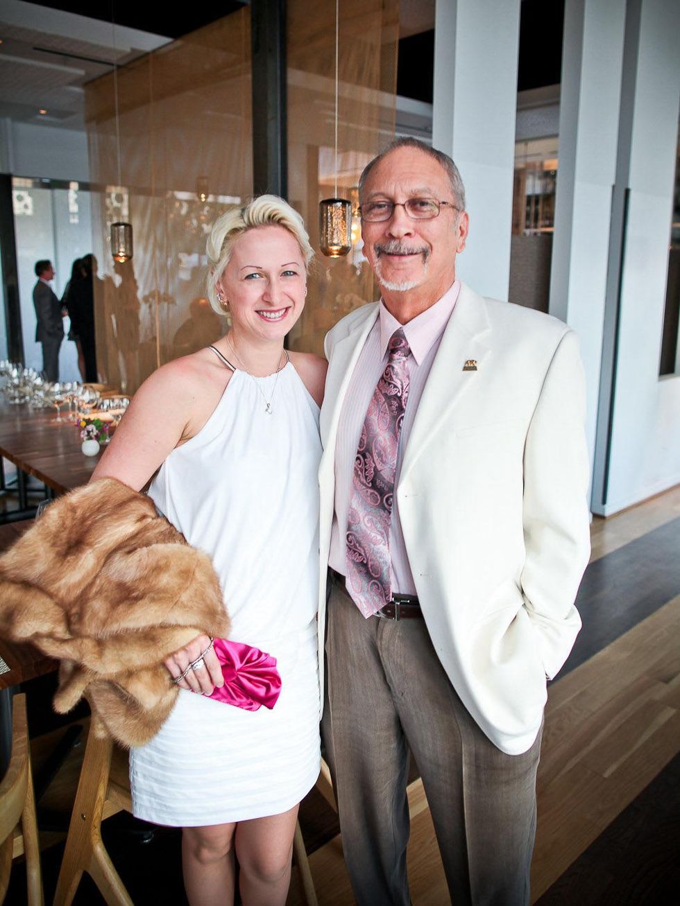 Triniti Mercury spring dinner, April 2013, Vlada Mitchel, Robert Lathon