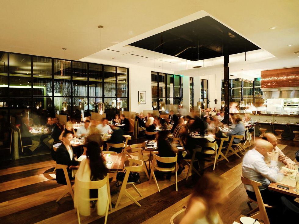 Triniti Restaurant and Bar crowd in interior