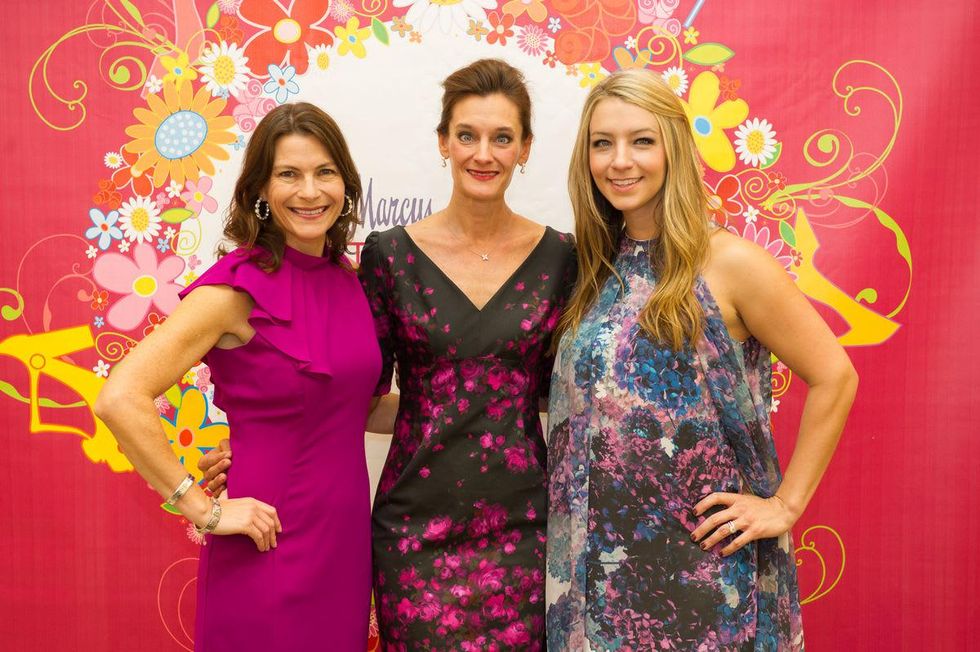 Trish Hayes, from left, Tricia Georgiou and Megan Hotze at Stiletto Strut September 2014