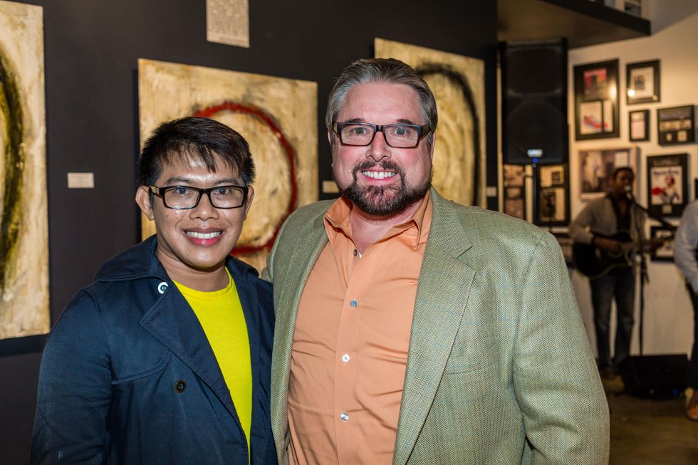 Tristan Marcellonas and Rick Taylor at Justin Garcia presents 7 Unlayered October 2014