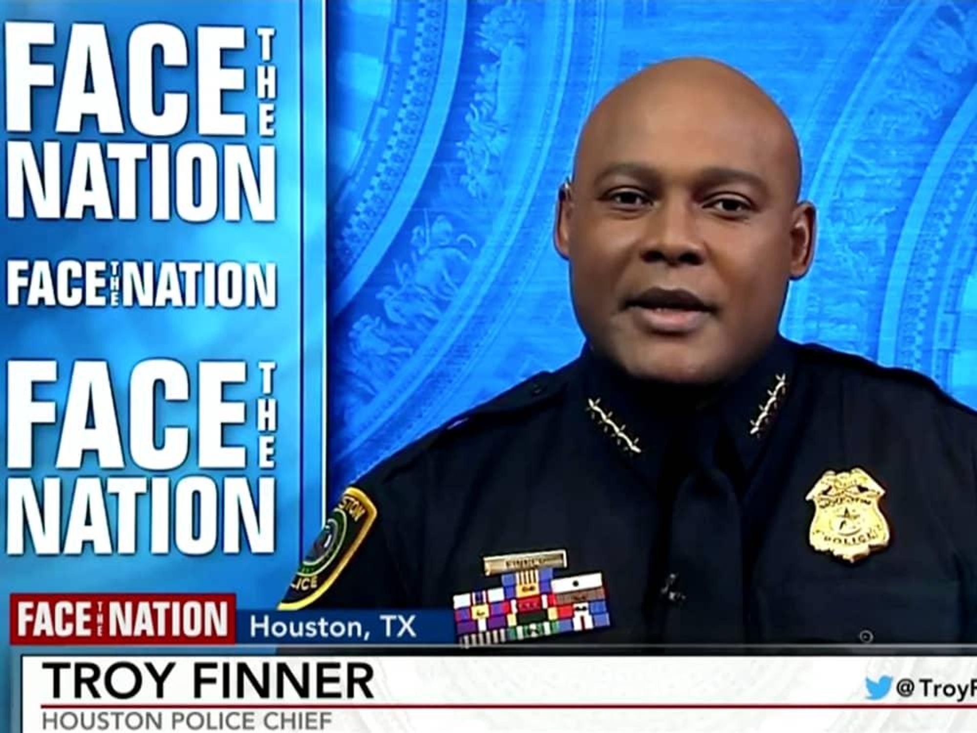 Troy Finner Face the Nation CBS