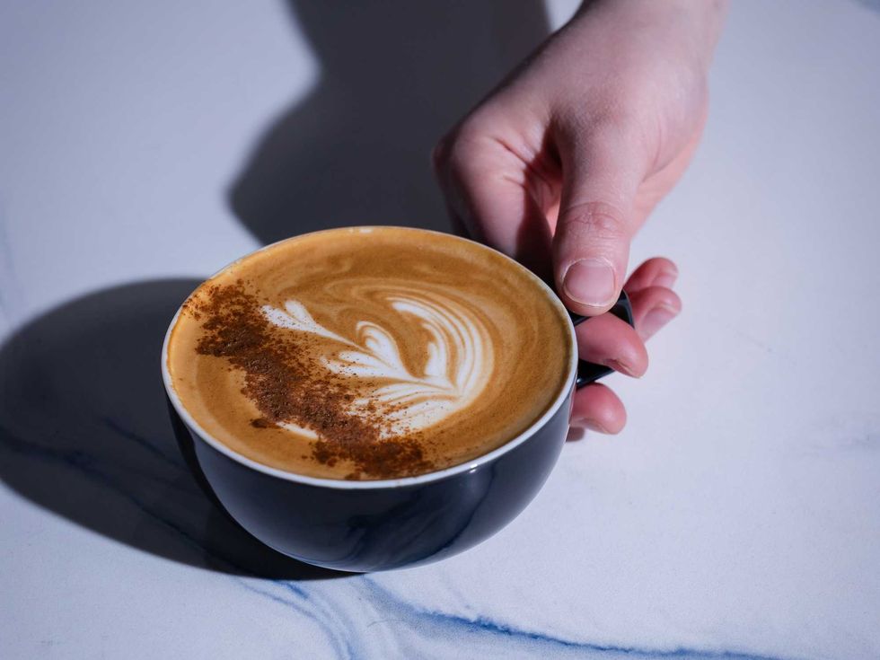 Truffle and Rye restaurant latte