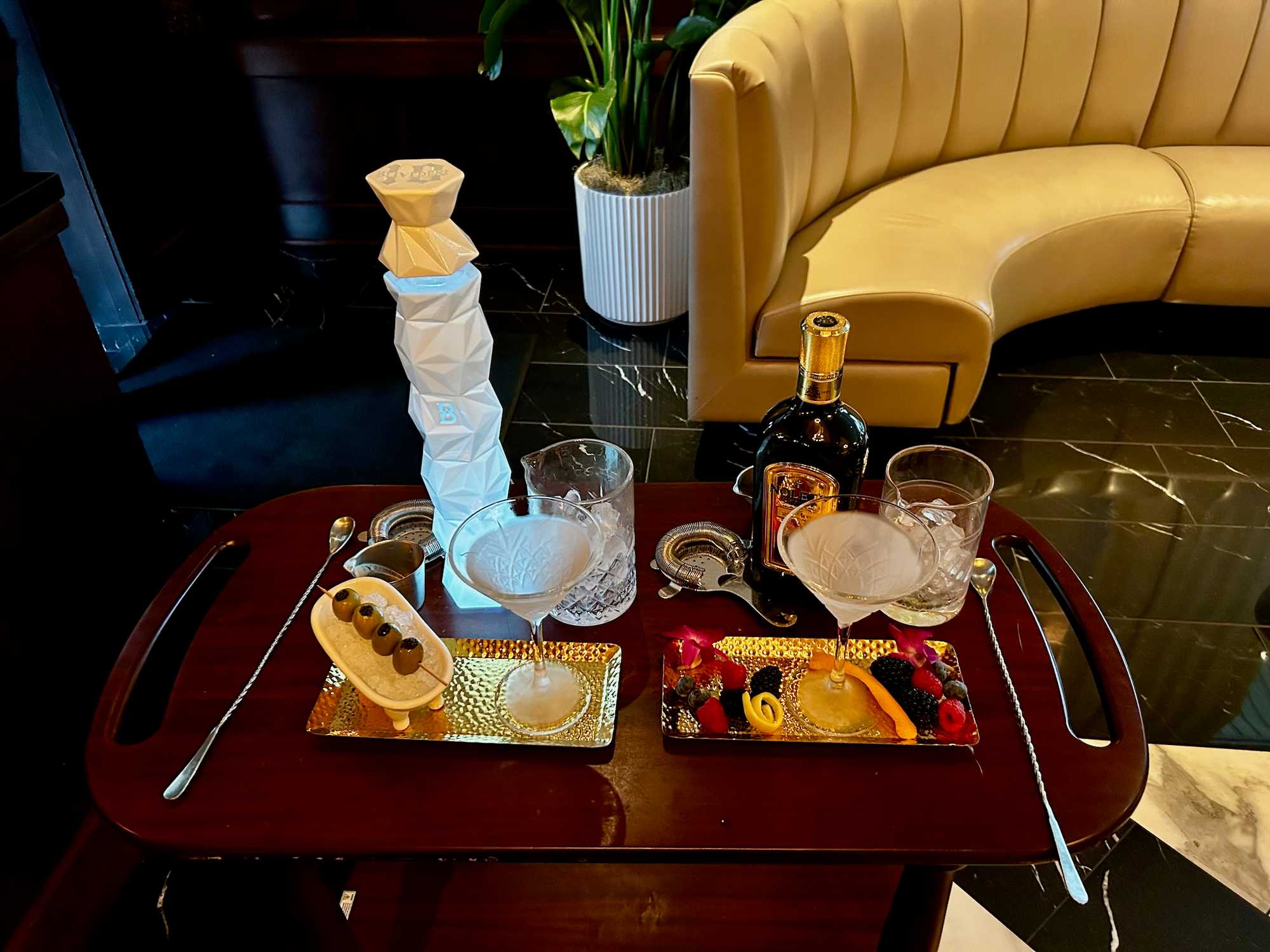 Truluck's martinis