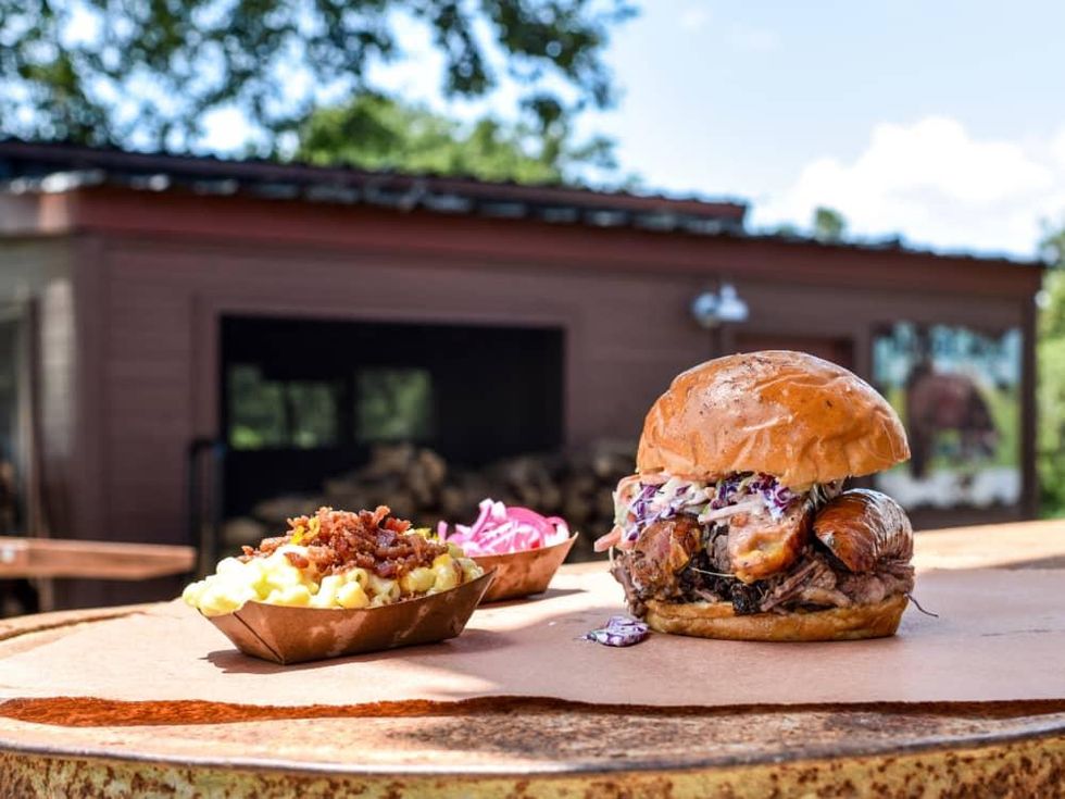 Truth BBQ barbecue sandwich