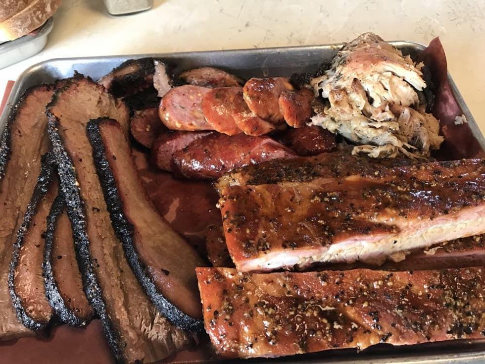 Truth BBQ meat platter