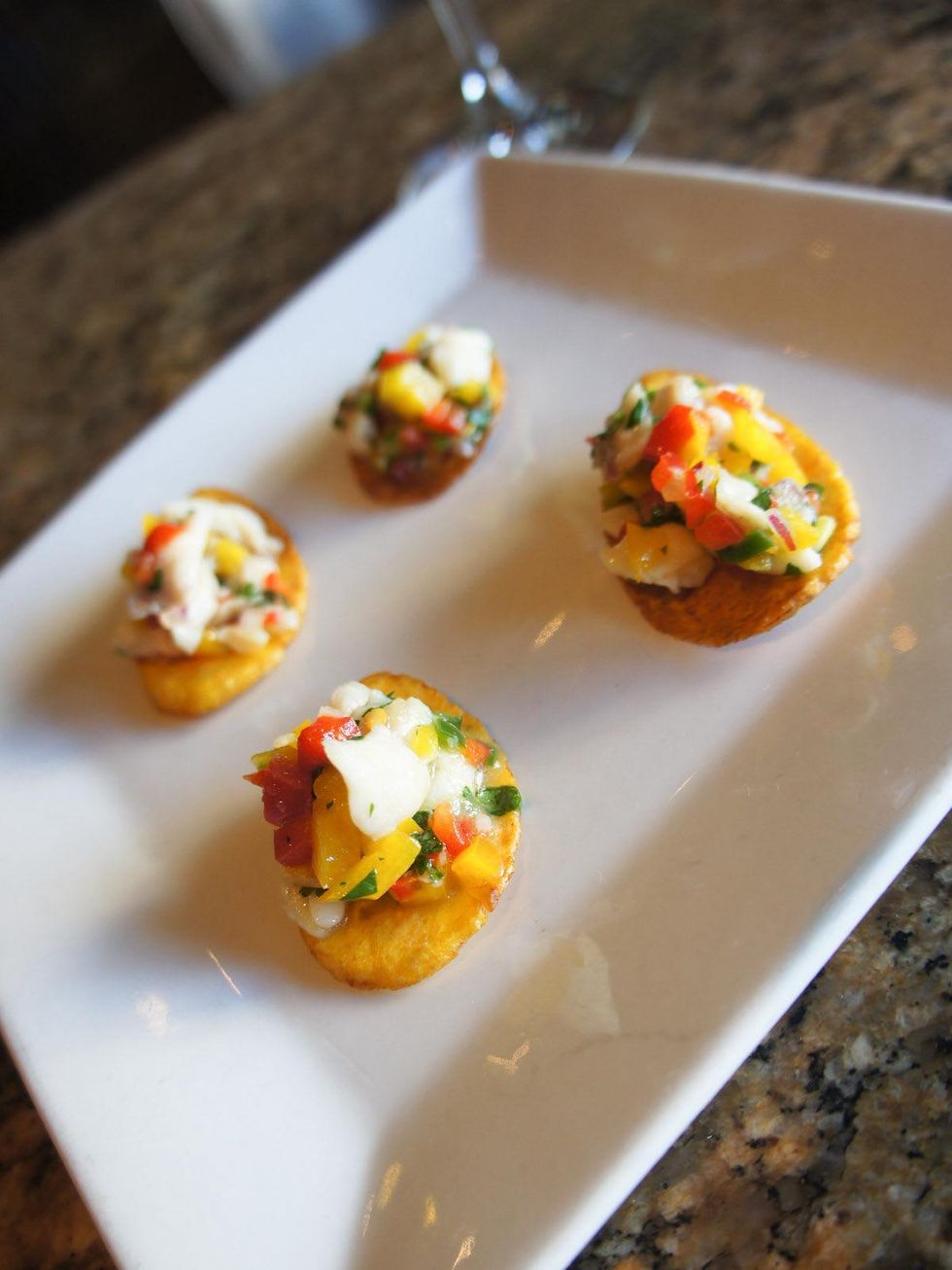 TTR, The Tasting Room, Uptown Park, red snapper ceviche, January 2013