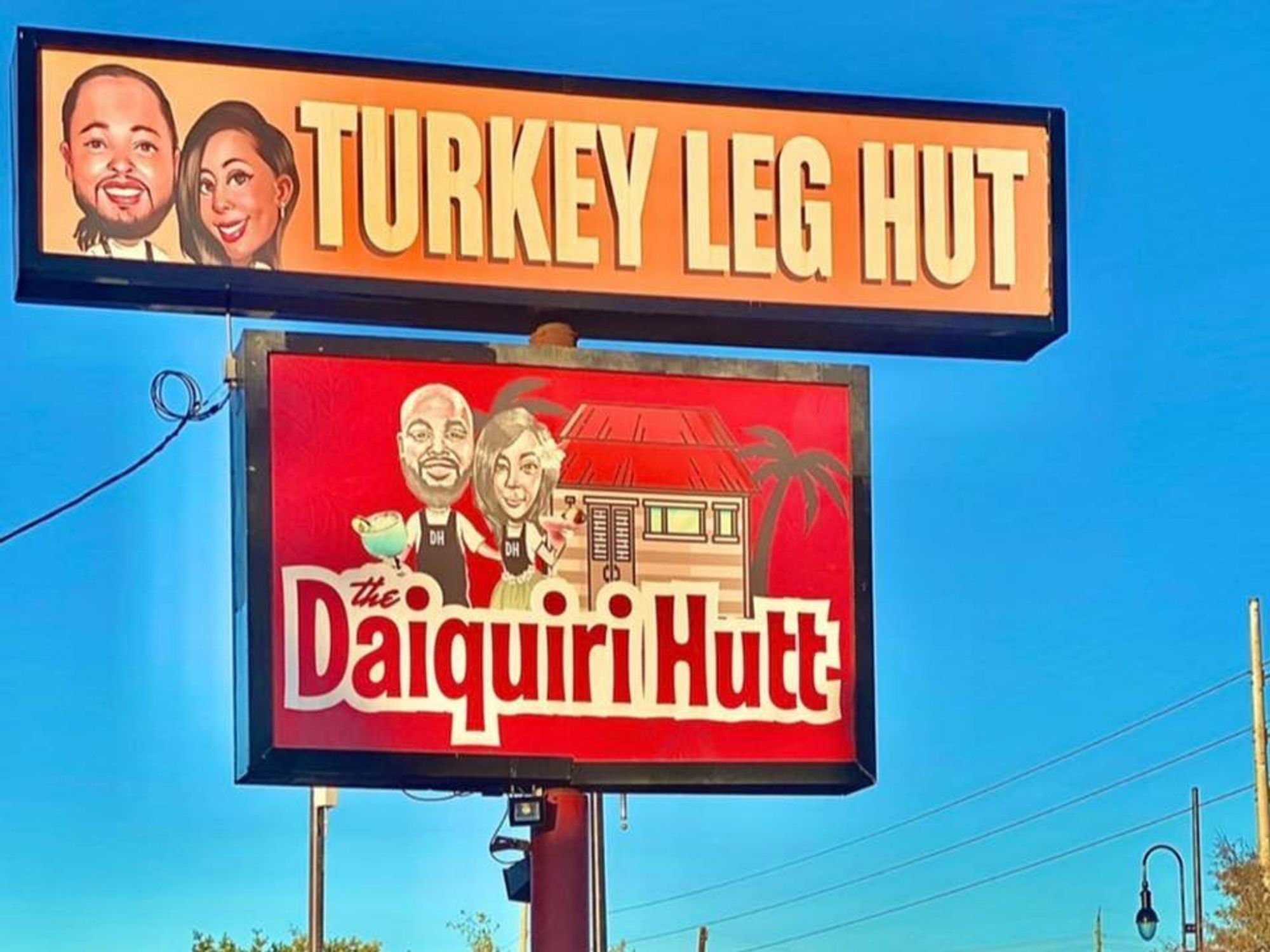 Turkey Leg Hut sign