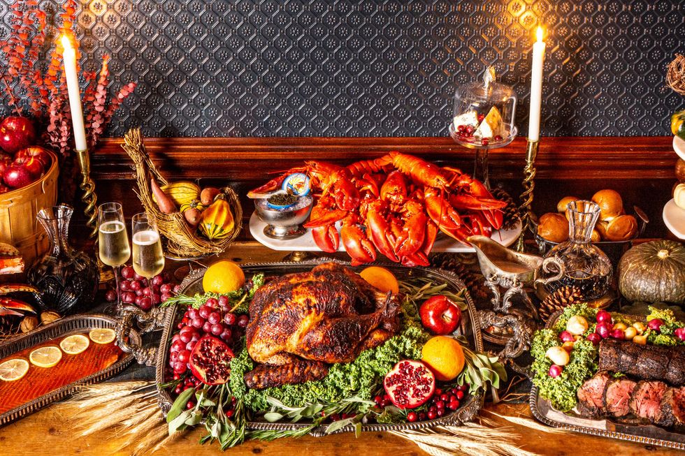 Turner's Thanksgiving meal