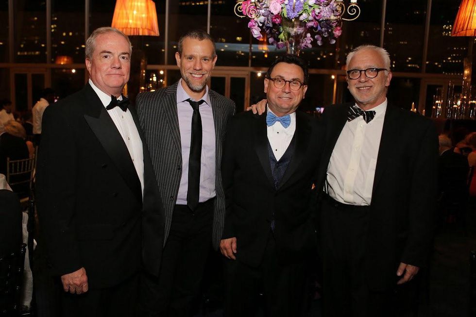 Tuts Gala 2015 TUTS\u2019 CEO & President John Breckenridge, Adam Pascal, Gala Chair Dan Domeracki and TUTS\u2019 Artistic Director Bruce Lumpkin