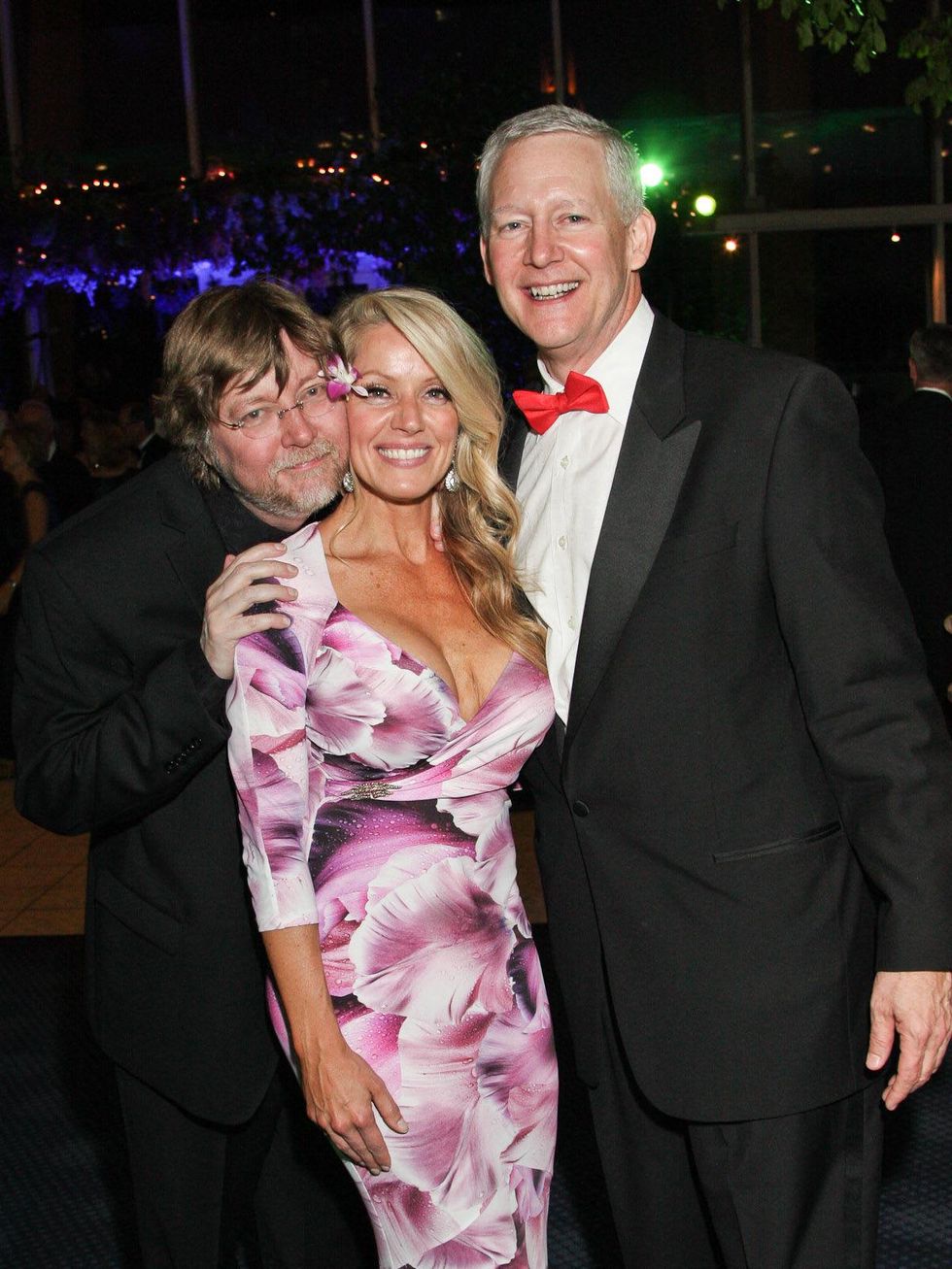 TUTS gala April 2013 Brad Ellis (the pianist from Glee) Gala Chair Melissa Edwards and TUTS Chairman of the Board Steve Burkett