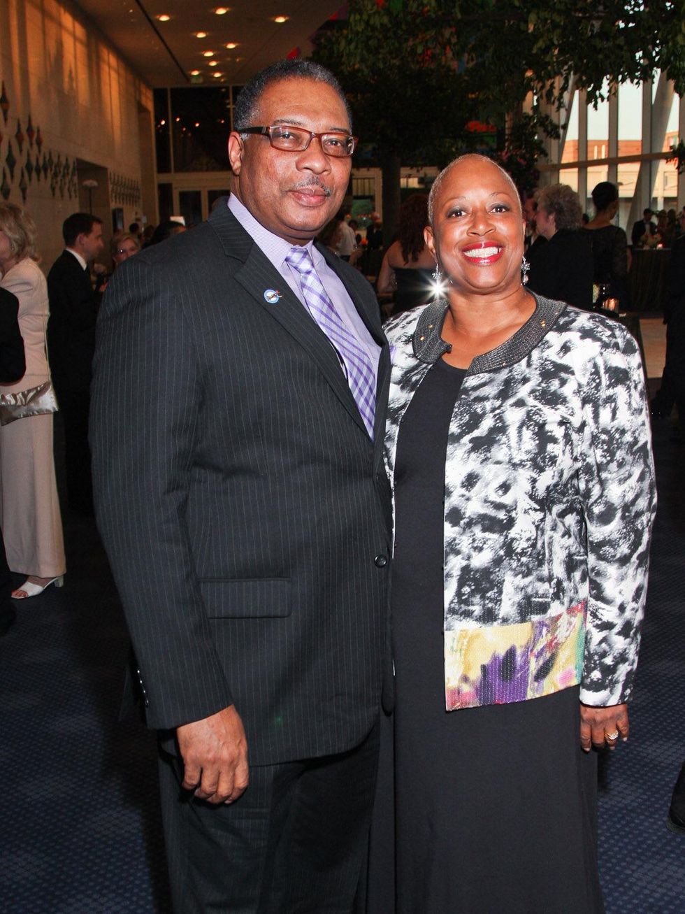 TUTS gala April 2013 Dr. J. C. Morgan and Marissa Morgan