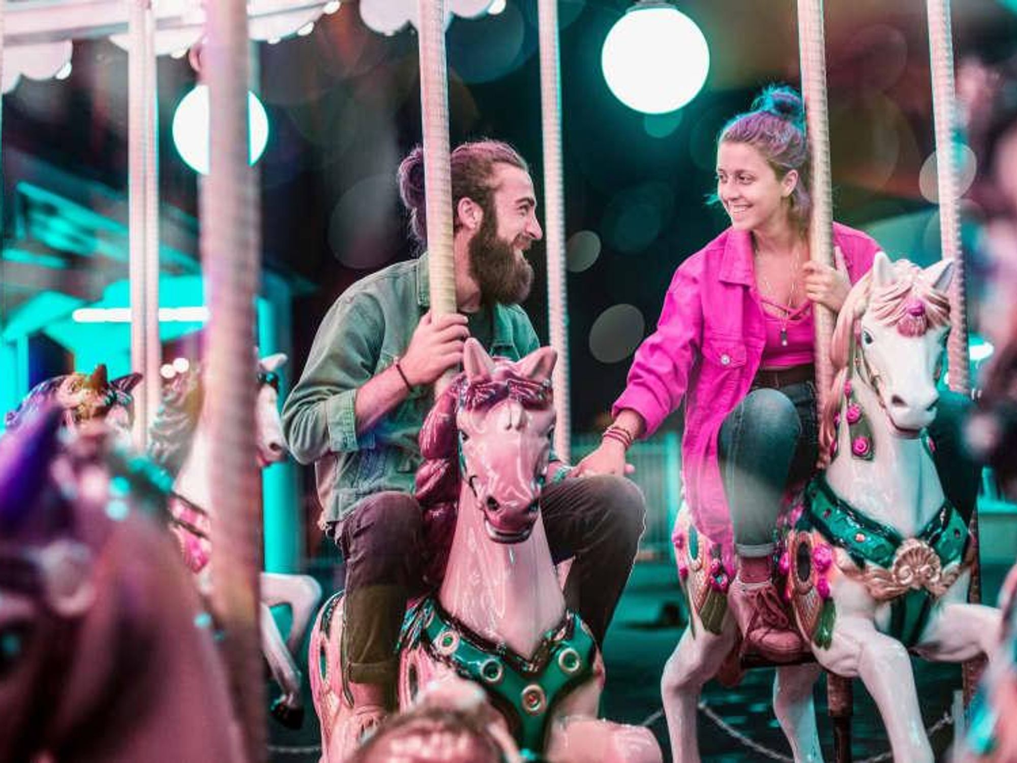 Two people on a date