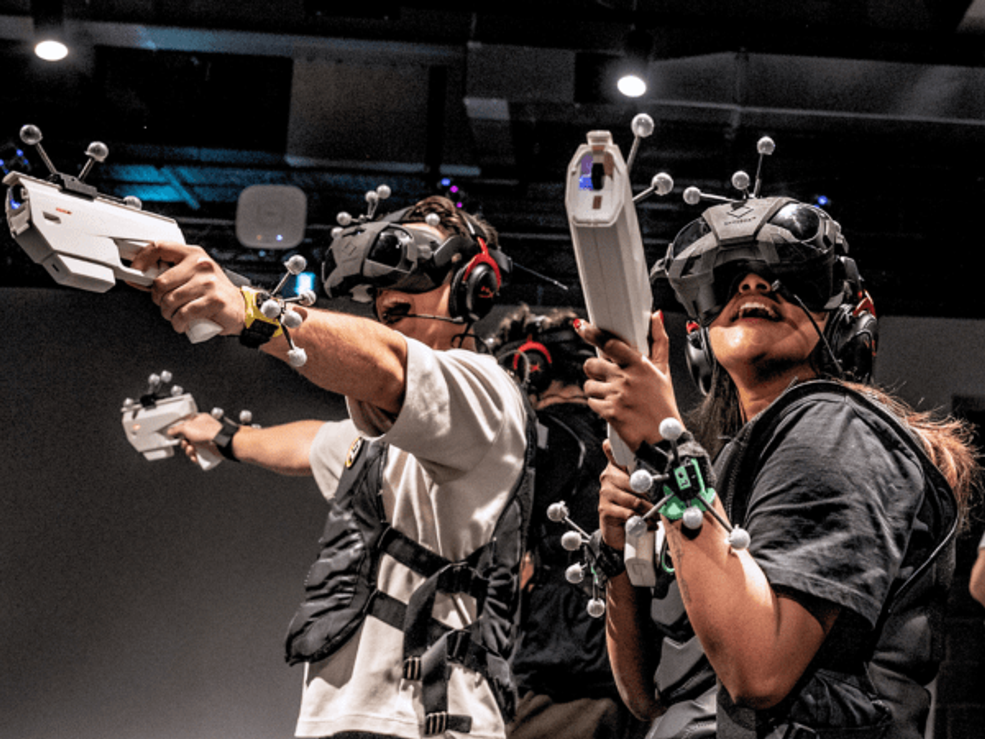 Two players at Sanbox VR