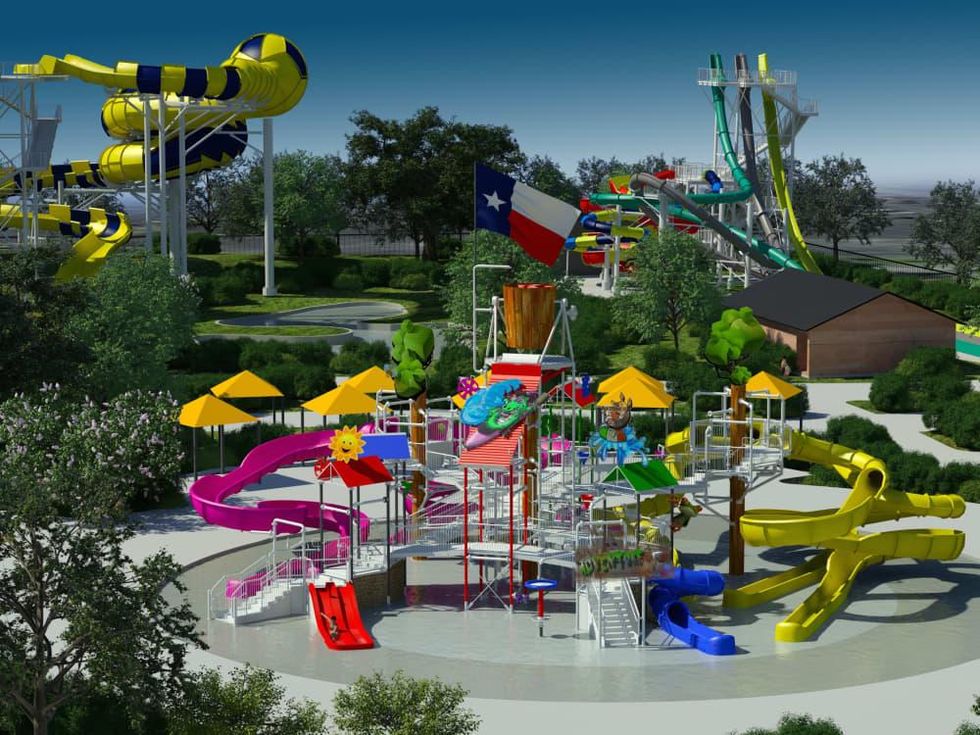 Typhoon Texas childrens area rendering