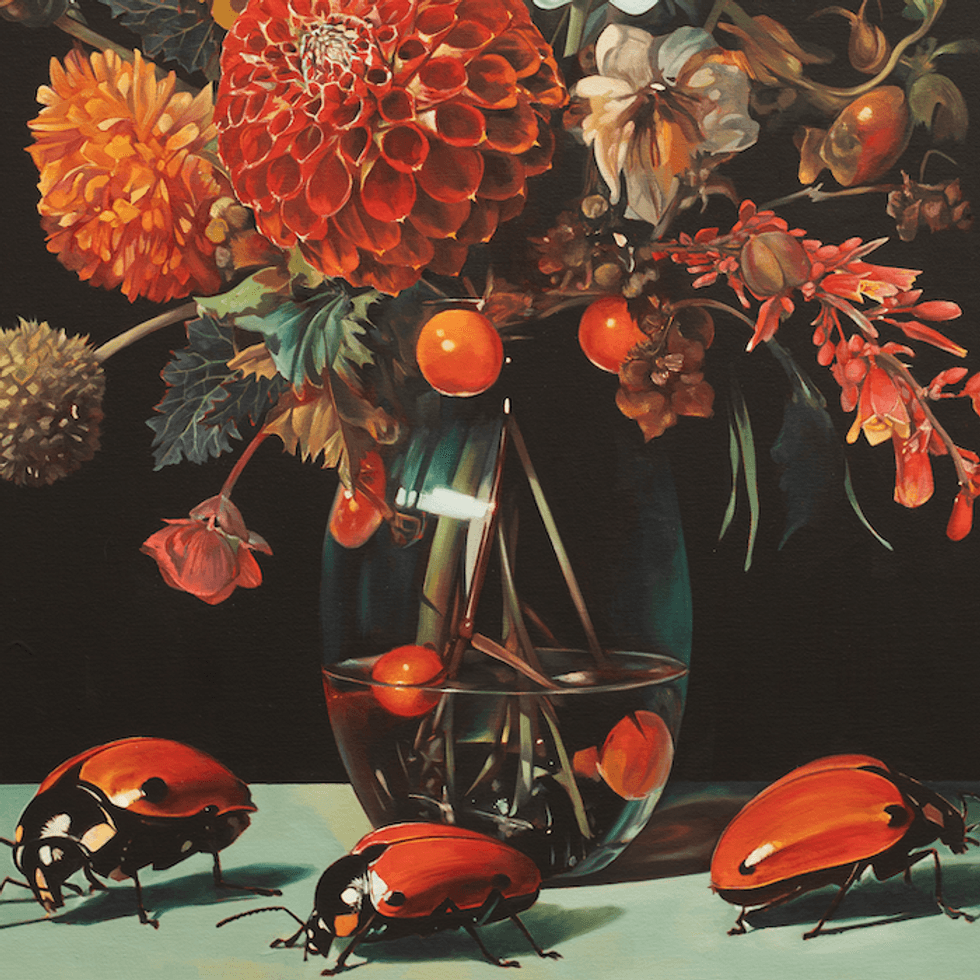 \u200b\u200bWally Workman Gallery, Lance Myers, 'The Heliotrope Signal Misfire', Oil on canvas, 32x24, $4500