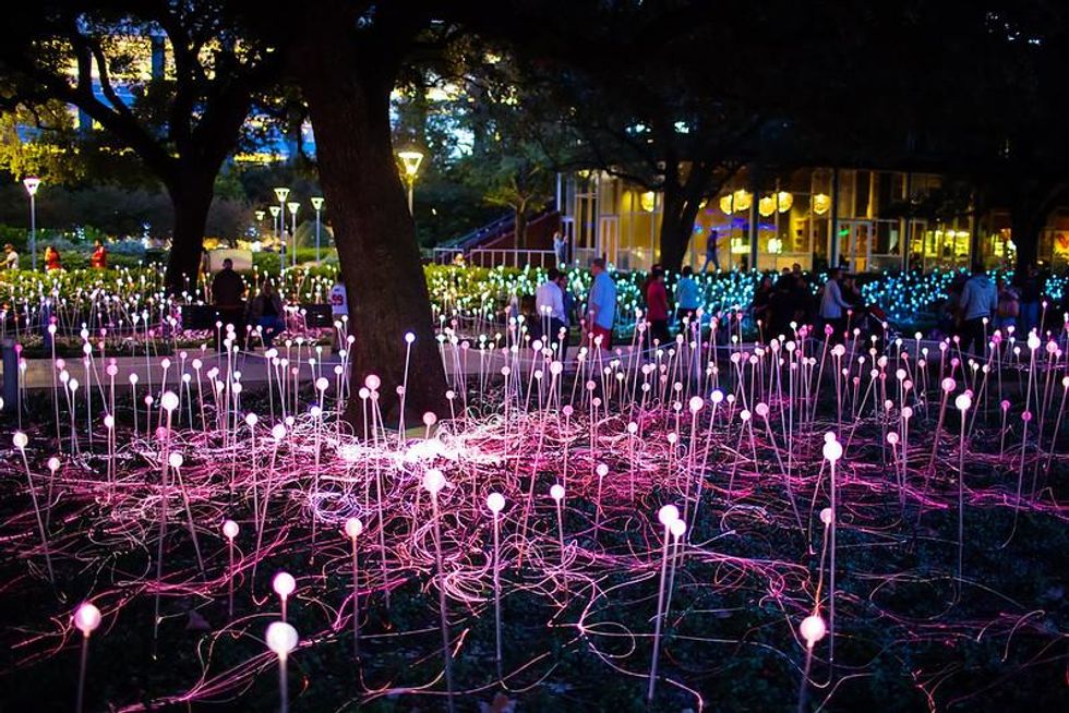 \u200bField of Lights by Bruce Munro at Discovery Green