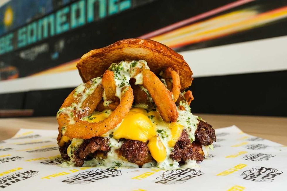 \u200bThe Trill Wolf Burger trill burgers meow wolf