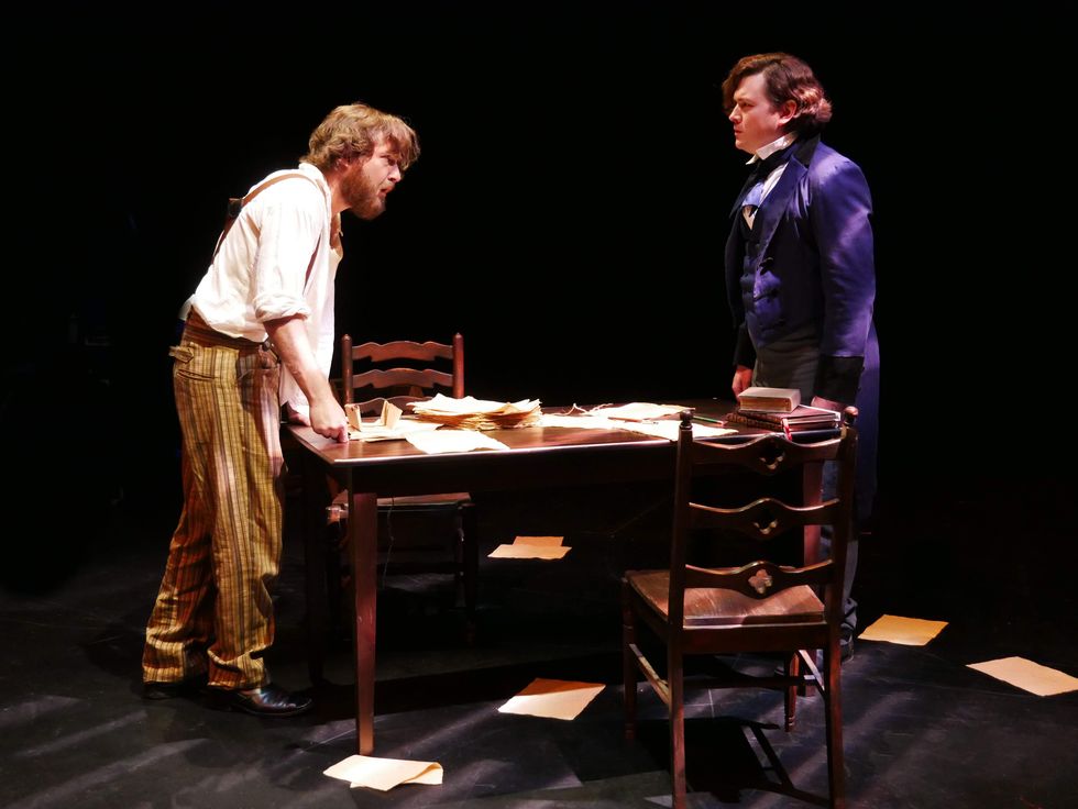 \u200bThunderclap Productions presents the world premiere play Melville & Hawthorne.