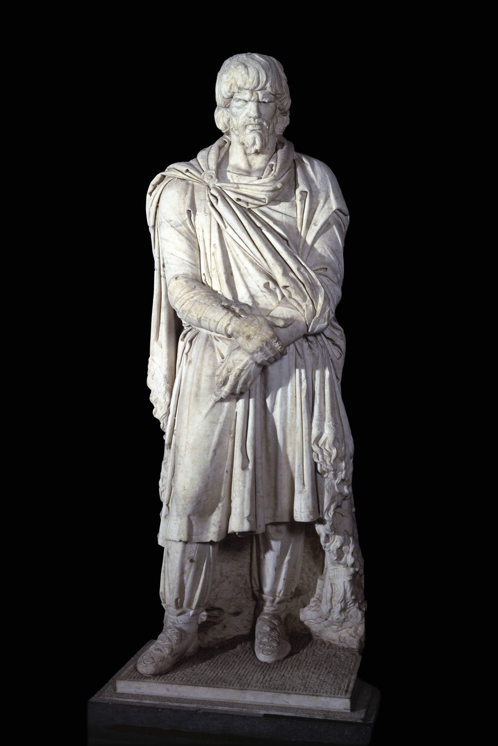 "\u200bUnfinished Statue of a Dacian" ViaDei Coronari, Rome, Italy,
