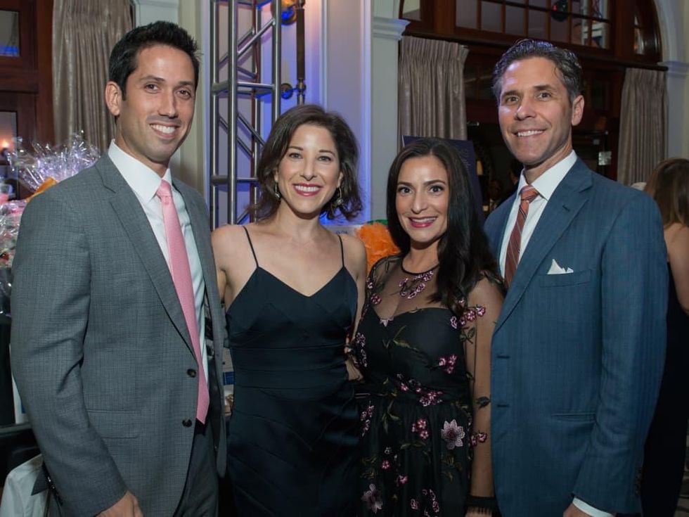 ug and Esther Freedman, Candace and Brian Thomas at AVDA Gala