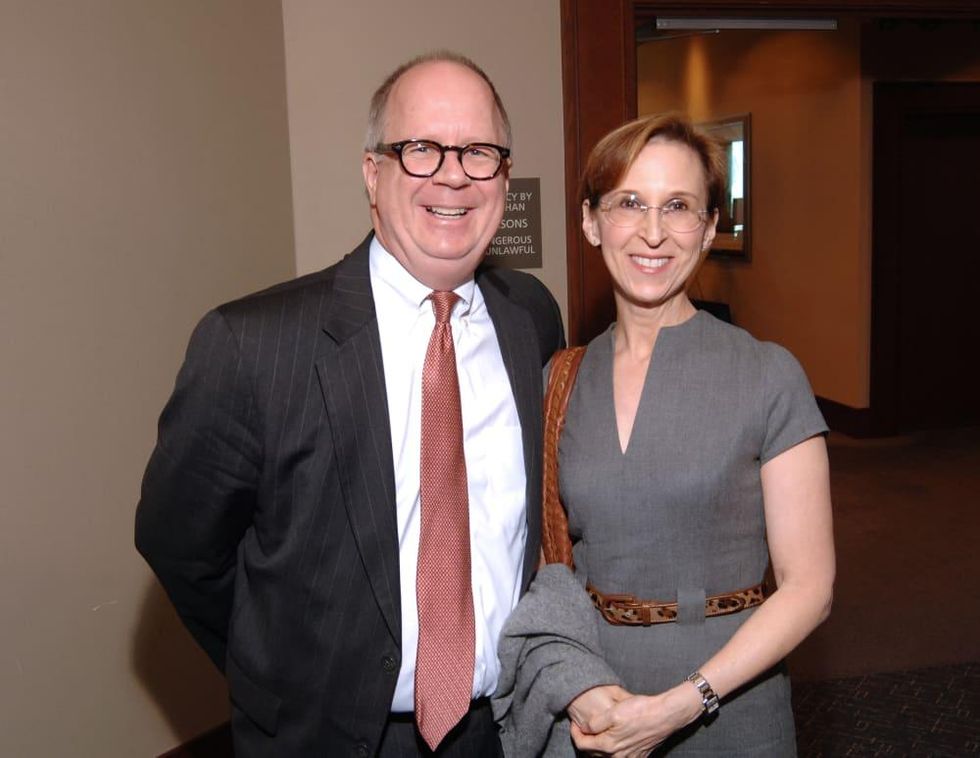 UH Law gala, April 2016, justice Terry Jennings, Elizabeth Jennings