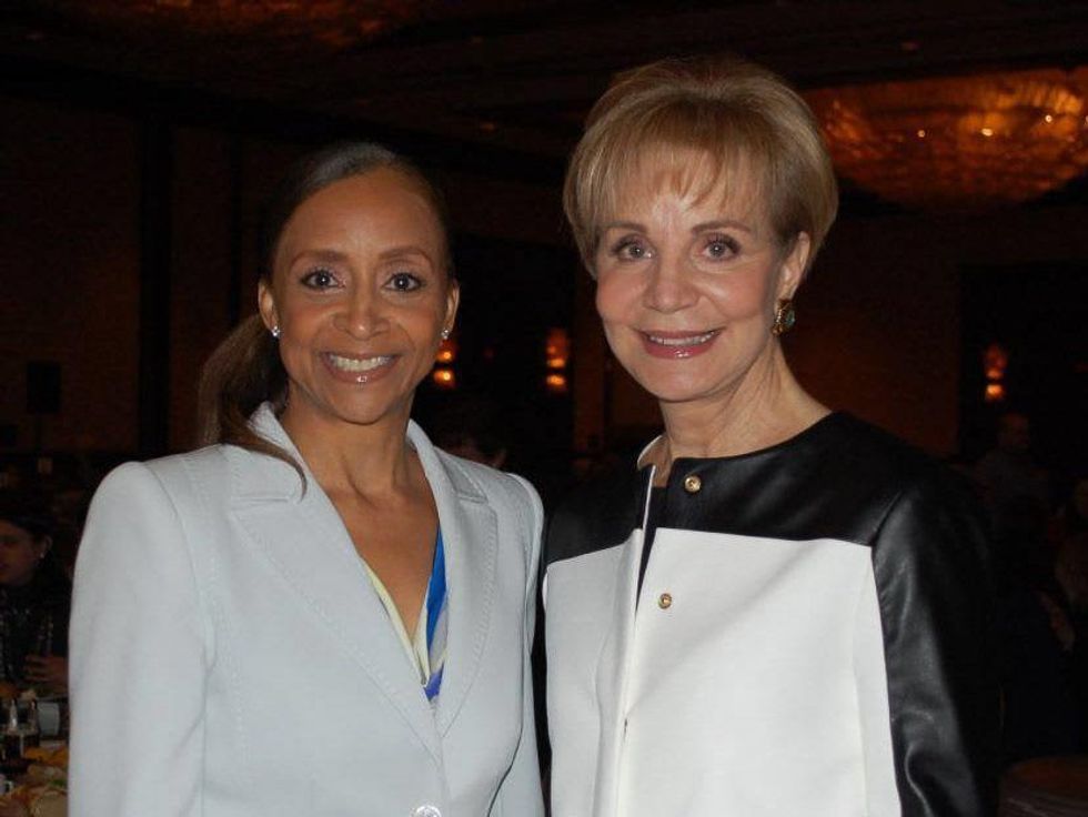 UH Women's Studies Table Talk luncheon, March 2013, Cheryl Creuzot, Leisa Holland-Nelson