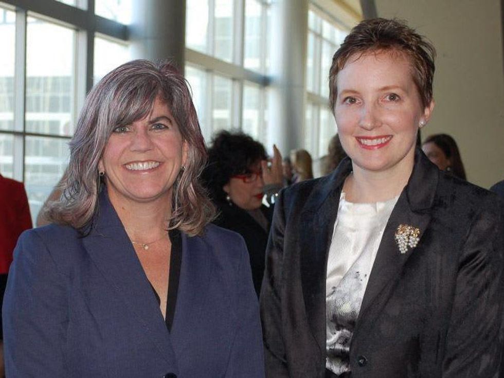 UH Women's Studies Table Talk luncheon, March 2013, Diane Barber, Katherine Veneman