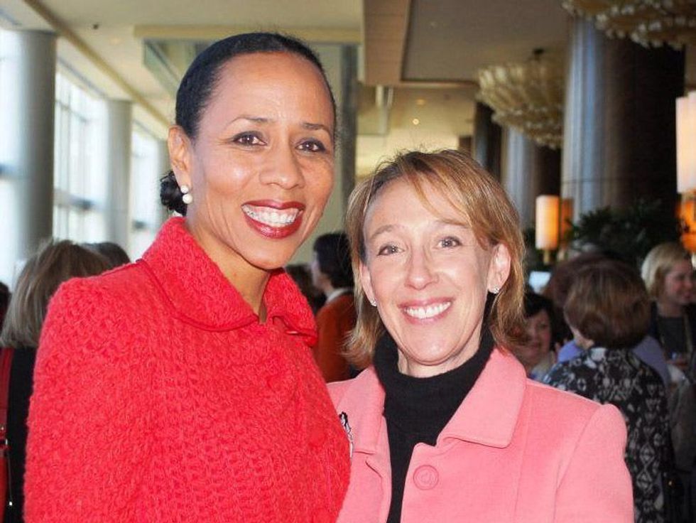 UH Women's Studies Table Talk luncheon, March 2013, Gina Carroll, Lisa Sheinbaum
