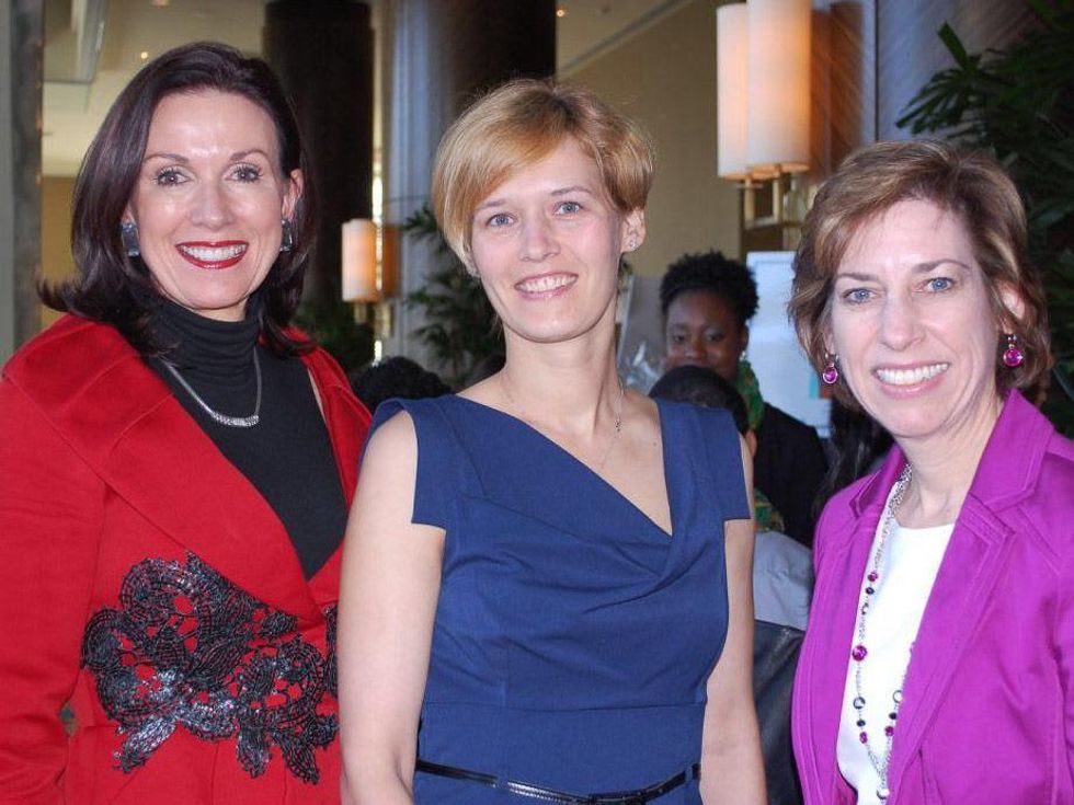UH Women's Studies Table Talk luncheon, March 2013, Karen Love, Gabriela Gerhart, Ellen Ochoa