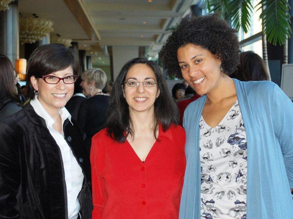UH Women's Studies Table Talk luncheon, March 2013, Monica Perales, Elisa Garza-Leal, Rachel Afi Quinn