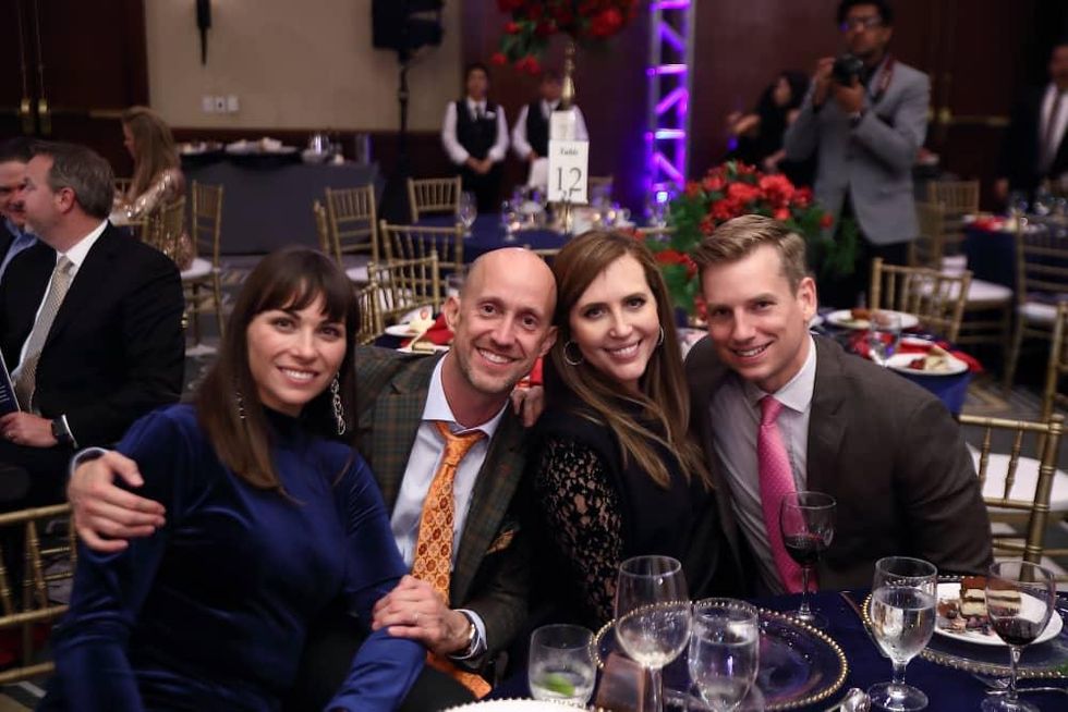 Una Notte 2019 Beth Zdeblick, Mike Mahlstedt, Mary Patton and Kyle Dutton