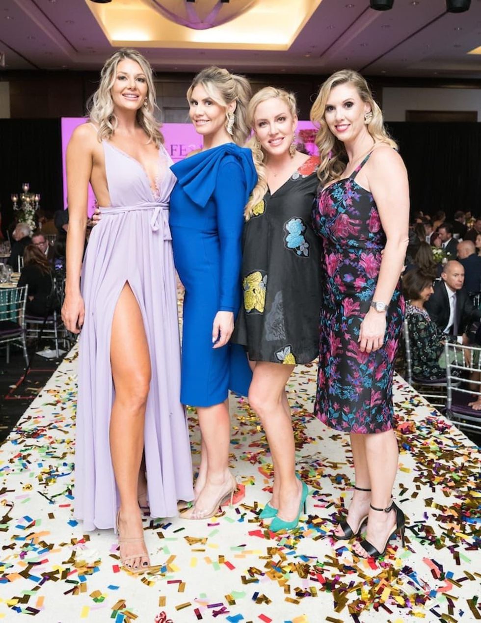 Una Notte 2021 Taly Thiessen, Lindsay Reizer, Katheryn Mujezinovic, and Sara Smither