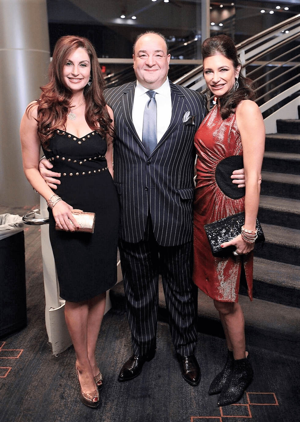 Una Notte-Co-Chairs Brigitte Kalai and Melissa Mithoff with Bashar Kalai