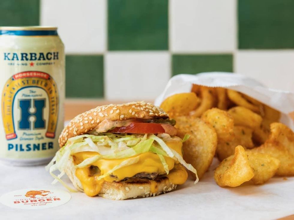 Underbelly Burger and fries
