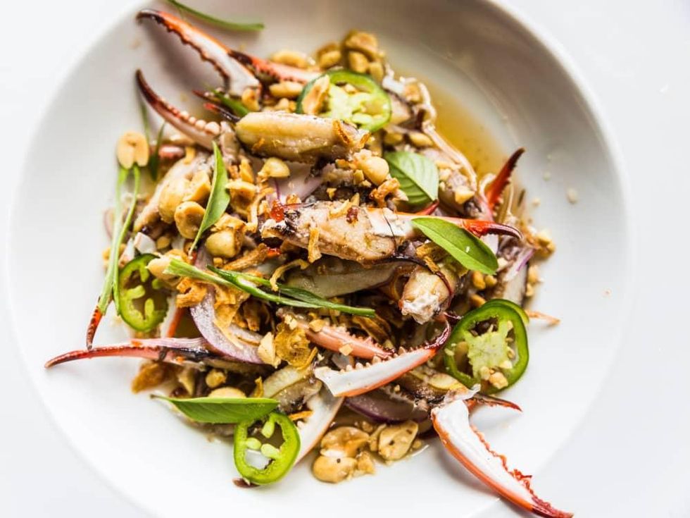 Underbelly Nuoc Cham Marinated Crab Fingers